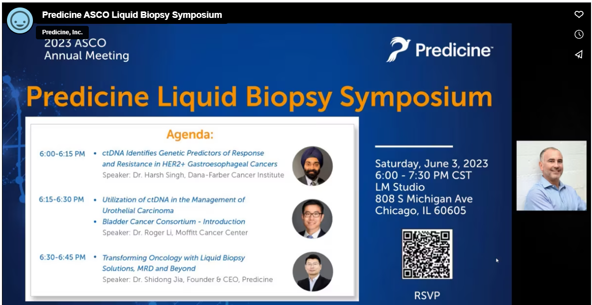 Predicine Liquid Biopsy Symposium @ASCO23